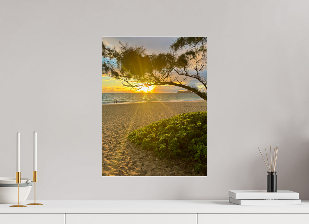 15 x 20″, Photo Print Under Acrylic Glass Waimanalo Sunrise Ocean Sunrise Photography