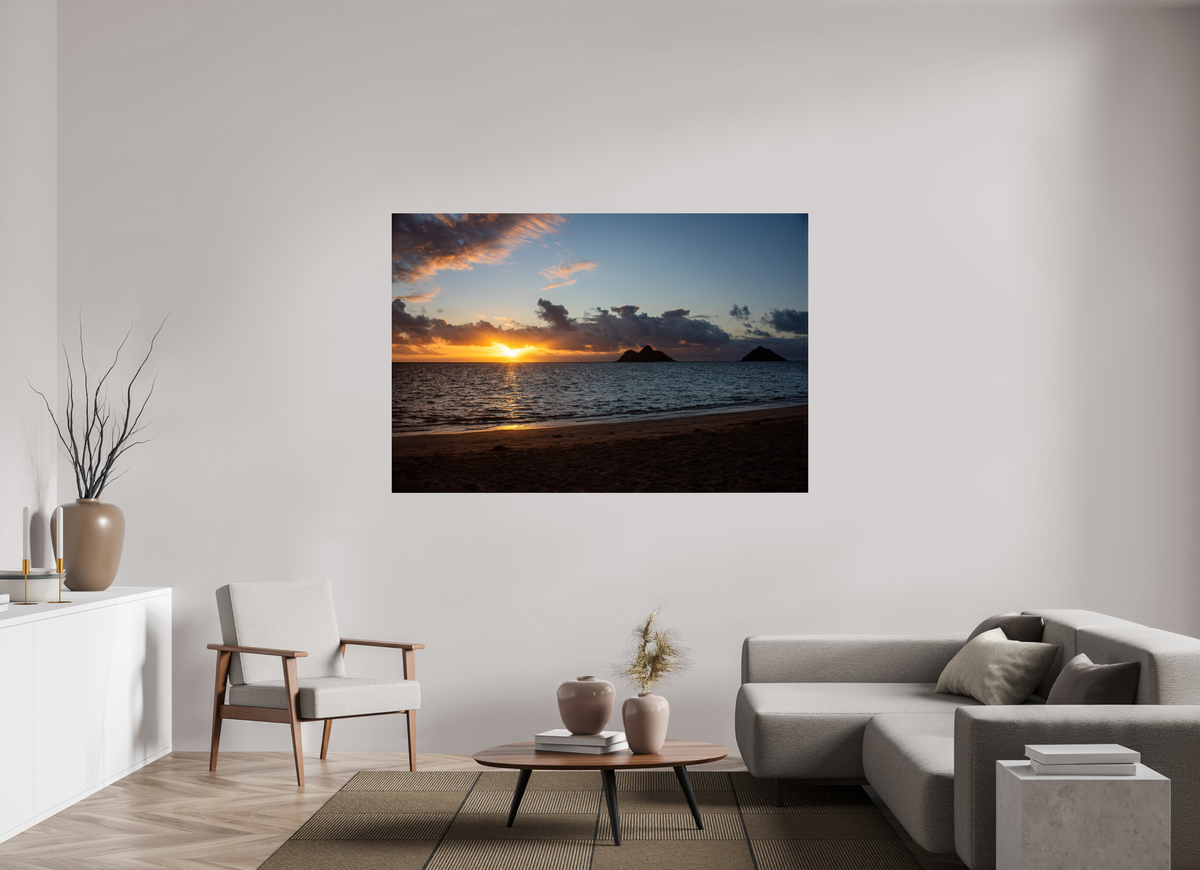 70 x 47″, Photo Print Under Acrylic Glass The Sun Always Rises in the East