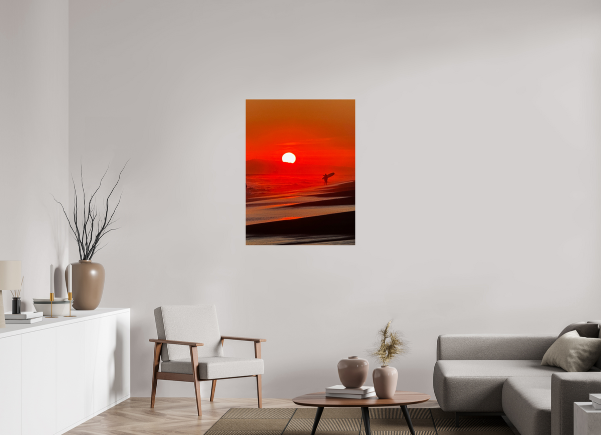 30 x 40″, Photo Print On Fuji Crystal DP II Newport Beach Glow I Sunset Photography