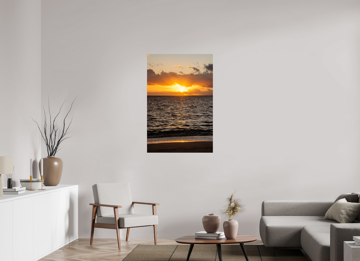 30 x 45″, Photo Print Under Acrylic Glass Rise with the Sun