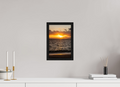 8 x 12″, Floater Frame Rise with the Sun