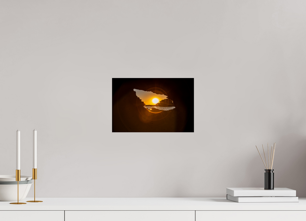 12 x 8″, Photo Print On Fuji Crystal DP II "Hidden View" Newport Beach Sunset Photography