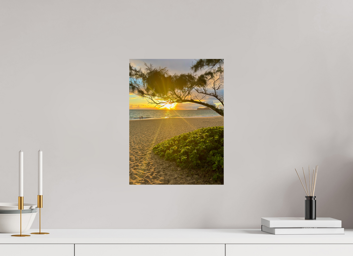 12 x 16″, Photo Print On Fuji Crystal DP II Waimanalo Sunrise Ocean Sunrise Photography