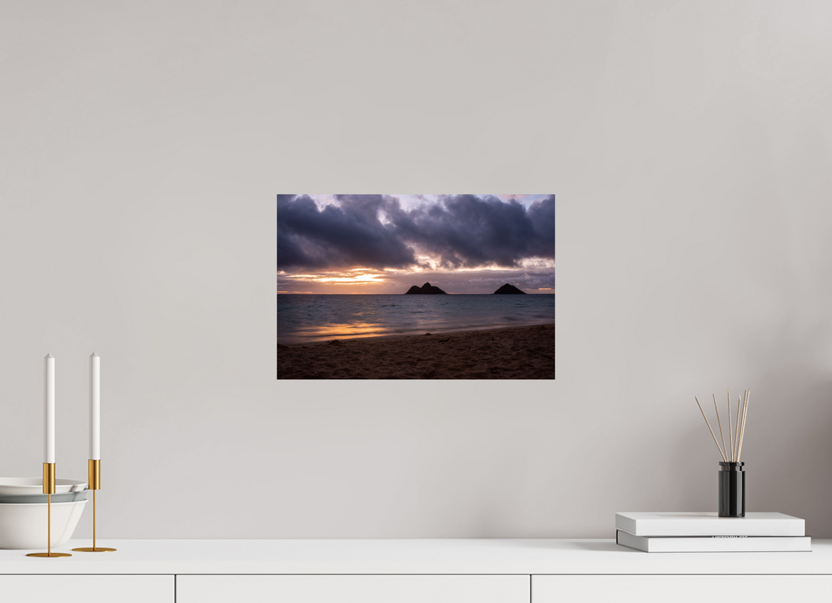 15 x 10″, Photo Print On Fuji Crystal DP II Golden Treasure Windward Oahu Oceanscape