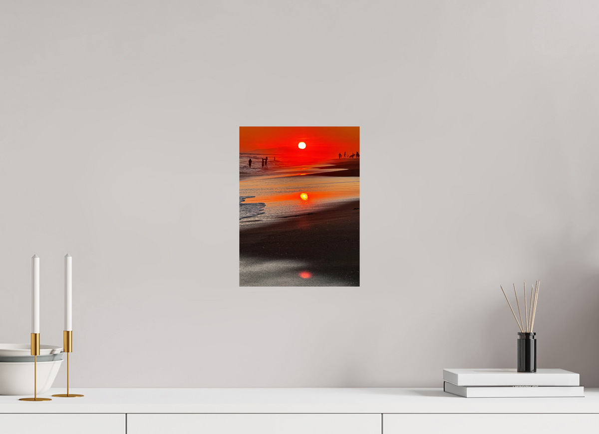 9 x 12″, Photo Print On Fuji Crystal DP II Newport Beach Glow III Sunset Photography