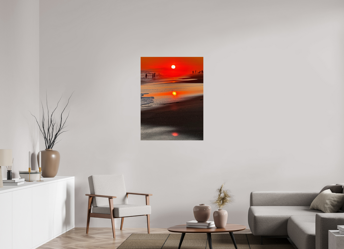 30 x 40″, Photo Print On Fuji Crystal DP II Newport Beach Glow III Sunset Photography
