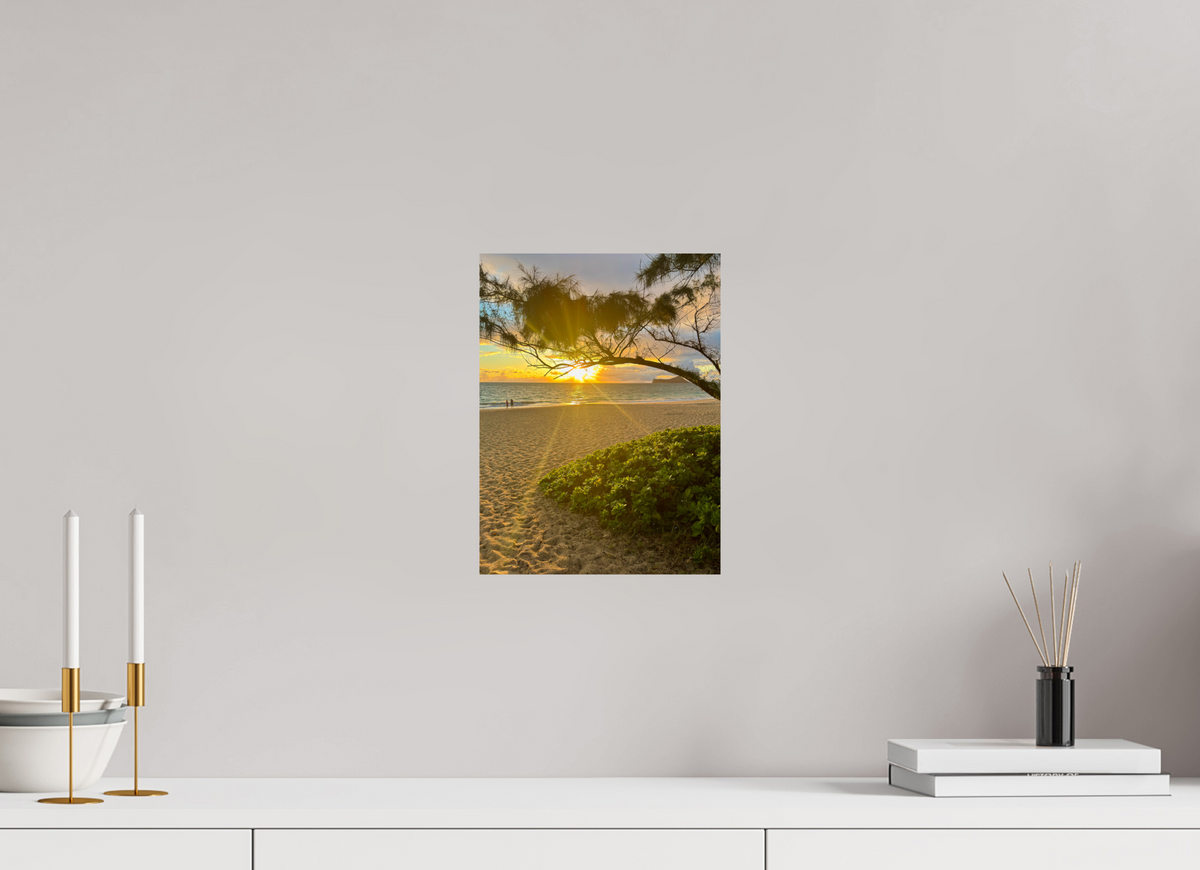 9 x 12″, Photo Print On Fuji Crystal DP II Waimanalo Sunrise Ocean Sunrise Photography