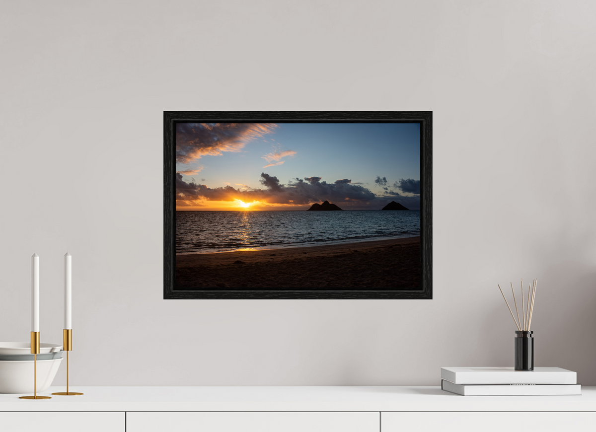 17.9 x 12″, Floater Frame The Sun Always Rises in the East