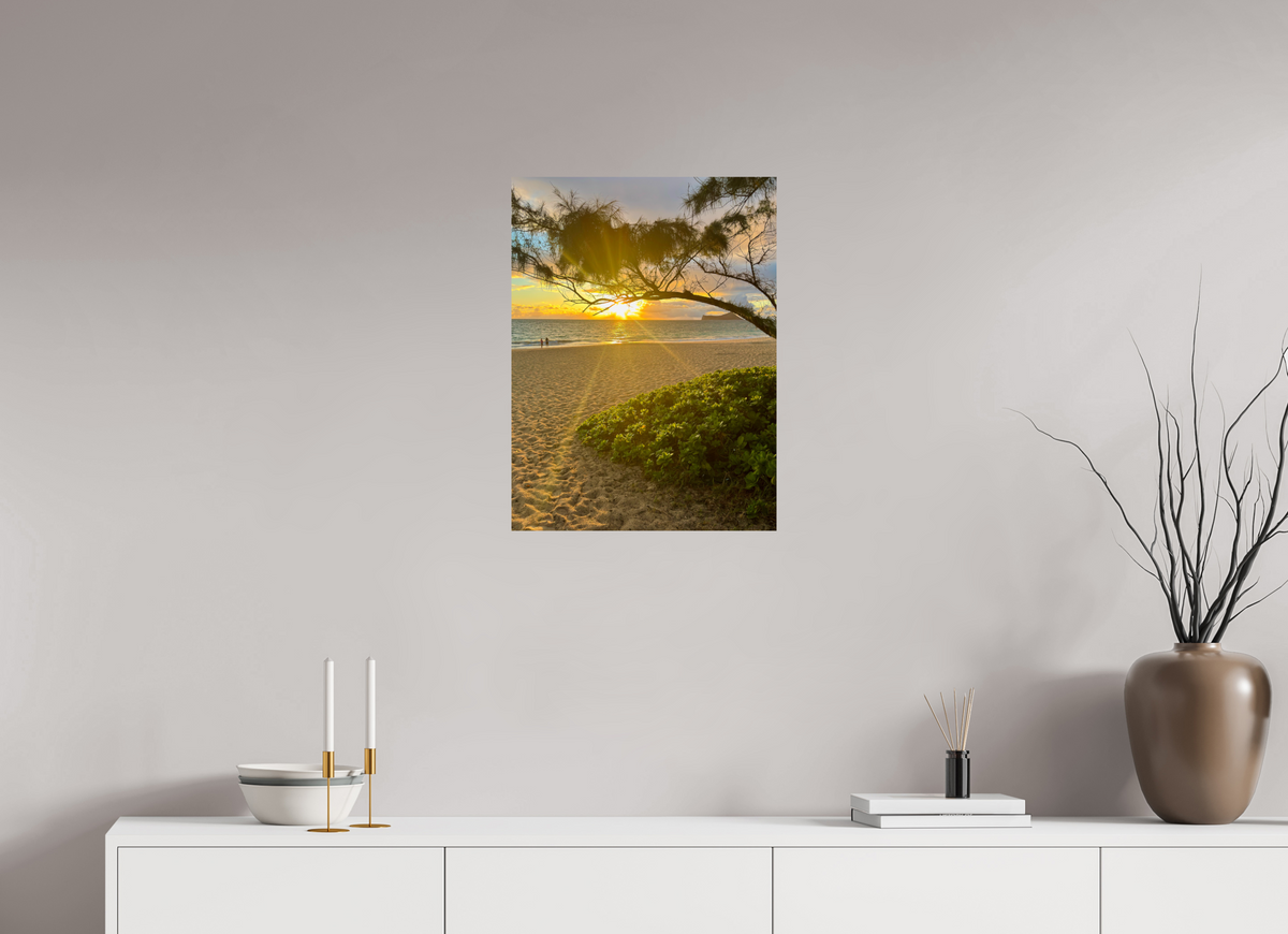 18 x 24″, Photo Print On Fuji Crystal DP II Waimanalo Sunrise Ocean Sunrise Photography