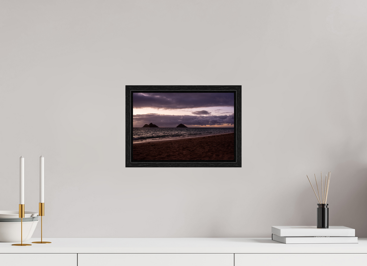 12 x 8″, Floater Frame The Mok's at Dawn