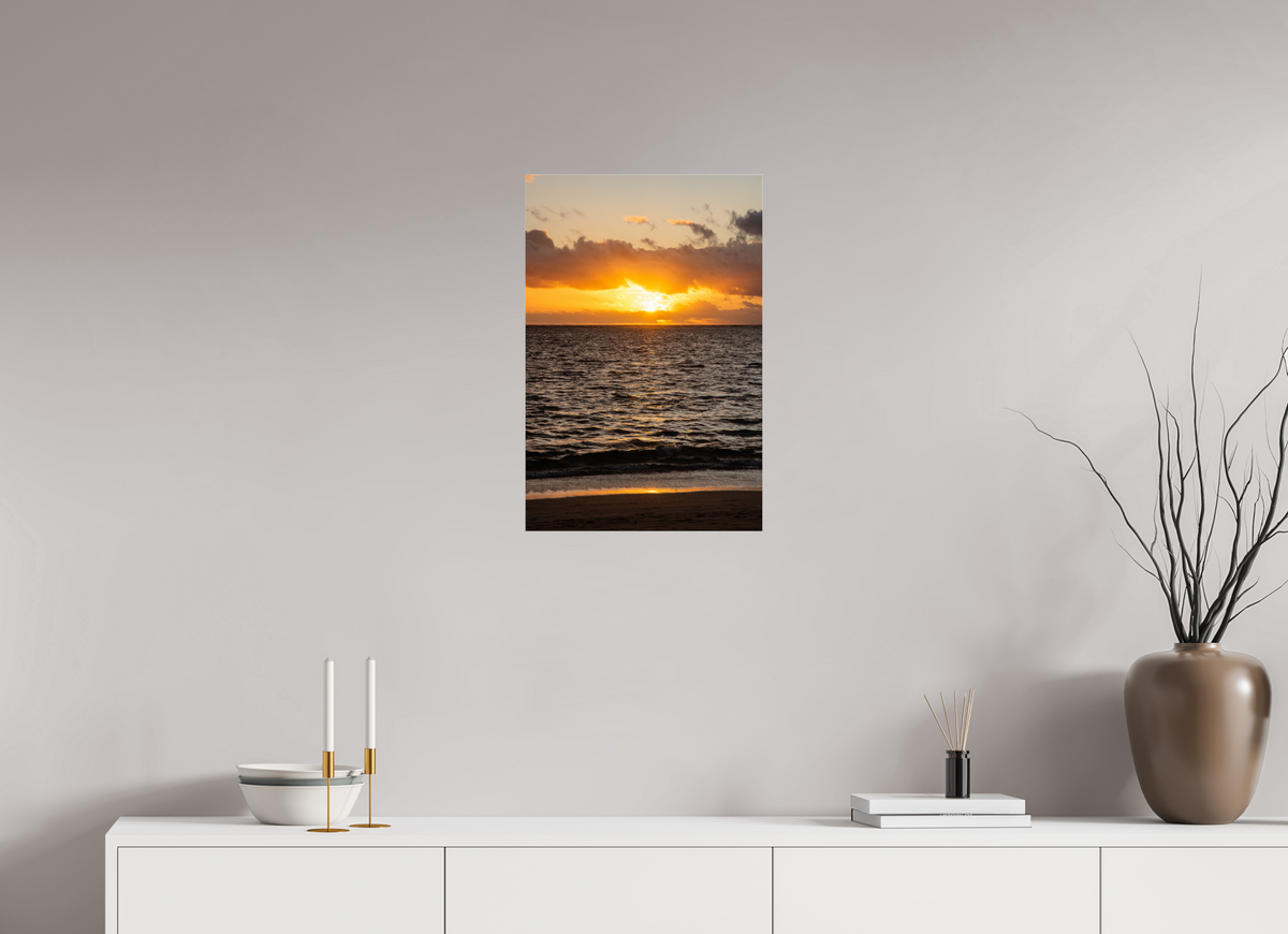 16 x 24″, Photo Print Under Acrylic Glass Rise with the Sun