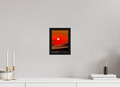 6 x 8″, Floater Frame Newport Beach Glow I Sunset Photography