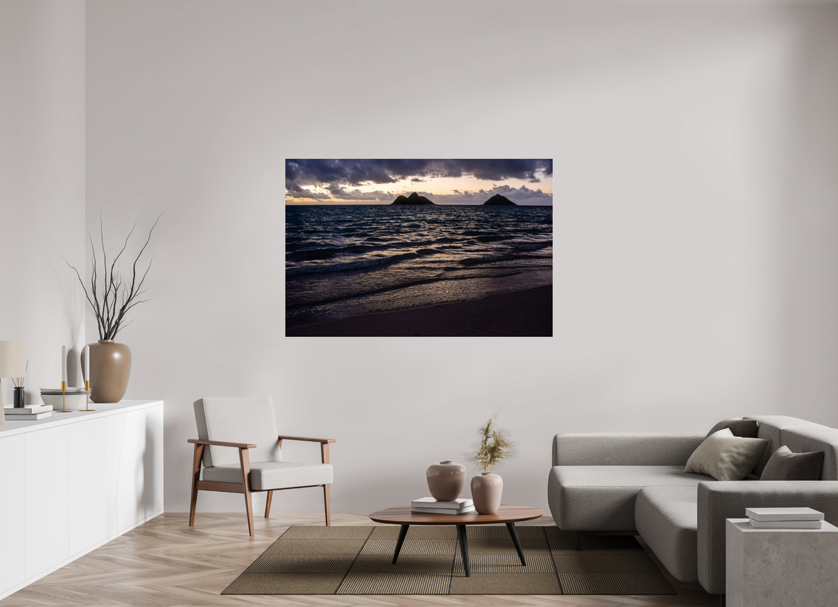 66 x 44″, Photo Print Under Acrylic Glass Dawn on the Windward Side I