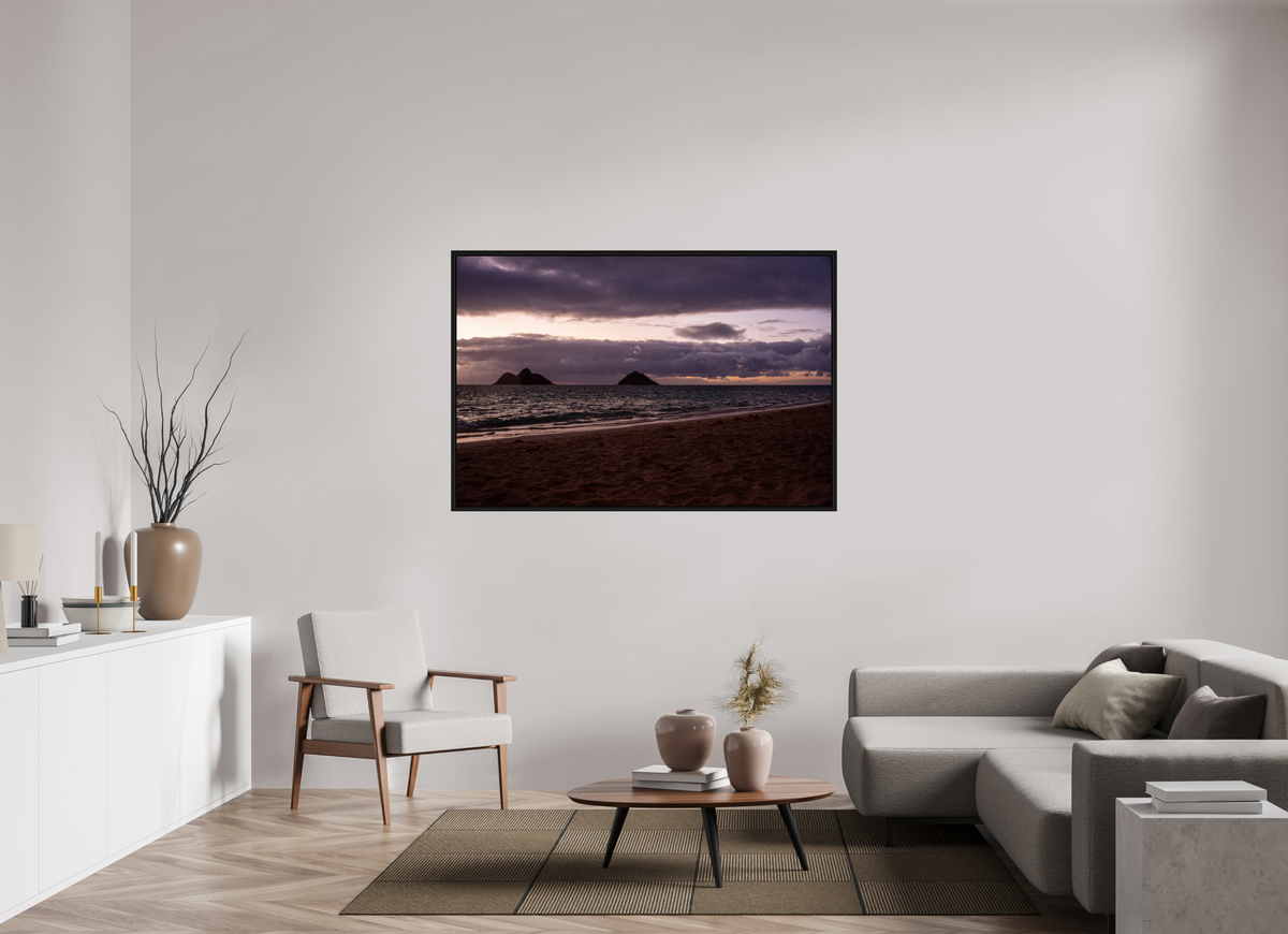 60 x 40″, Floater Frame The Mok's at Dawn