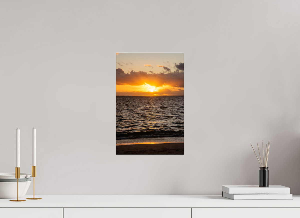 10 x 15″, Photo Print Under Acrylic Glass Rise with the Sun