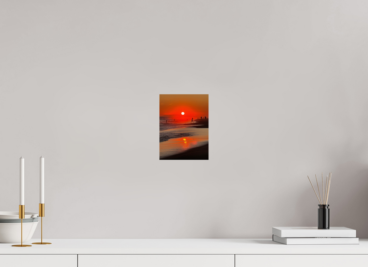 6 x 8″, Photo Print On Fuji Crystal DP II Newport Beach Glow IV Sunset Photography