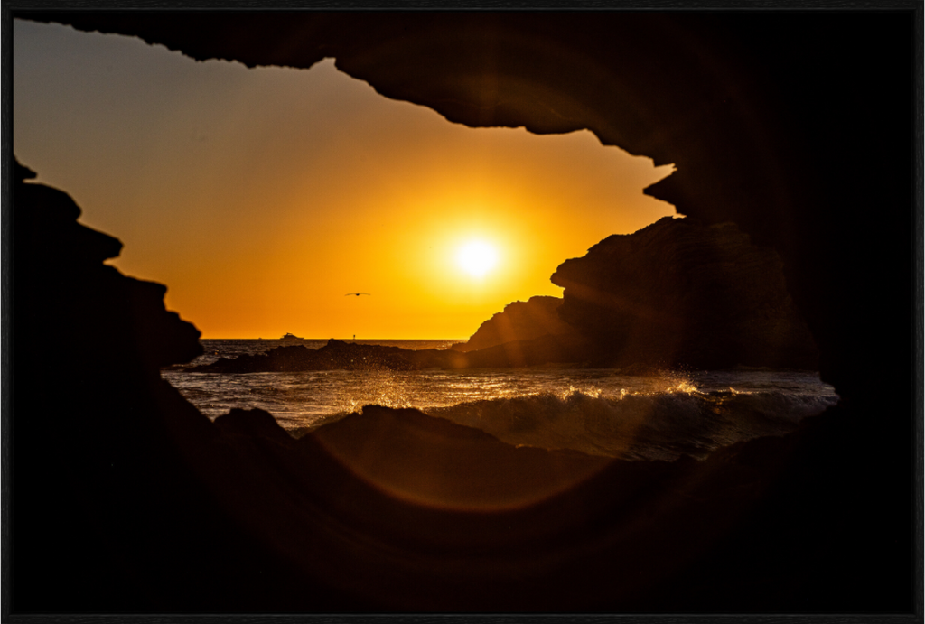 Main image "Hidden View II" Crystal Cove Sunset Photography