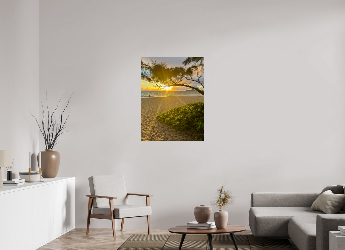 30 x 40″, Photo Print Under Acrylic Glass Waimanalo Sunrise Ocean Sunrise Photography