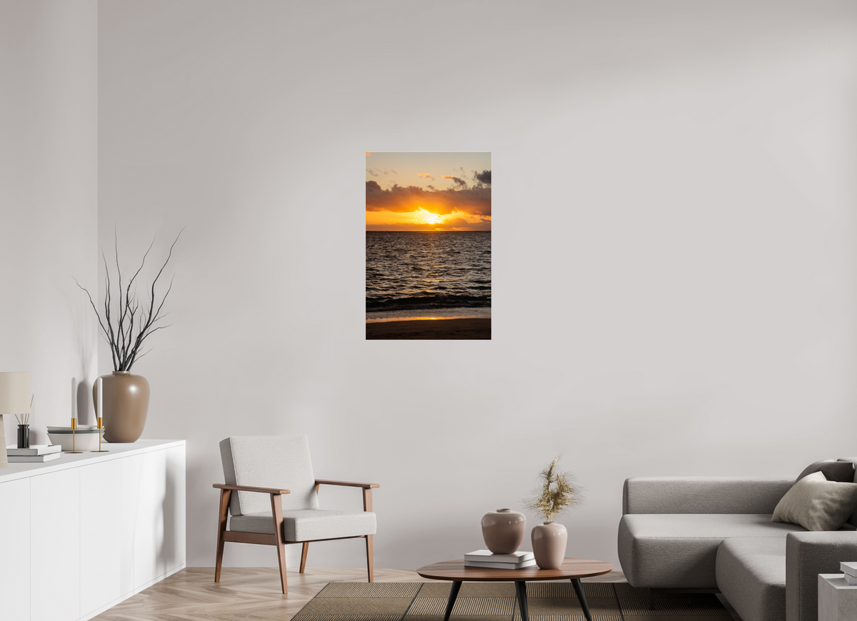 24 x 36″, Photo Print Under Acrylic Glass Rise with the Sun