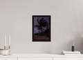 8 x 12″, Floater Frame Palms Blowing in the Wind at Dawn