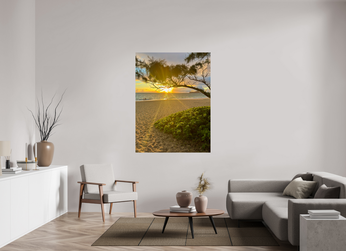 45 x 60″, Photo Print On Fuji Crystal DP II Waimanalo Sunrise Ocean Sunrise Photography