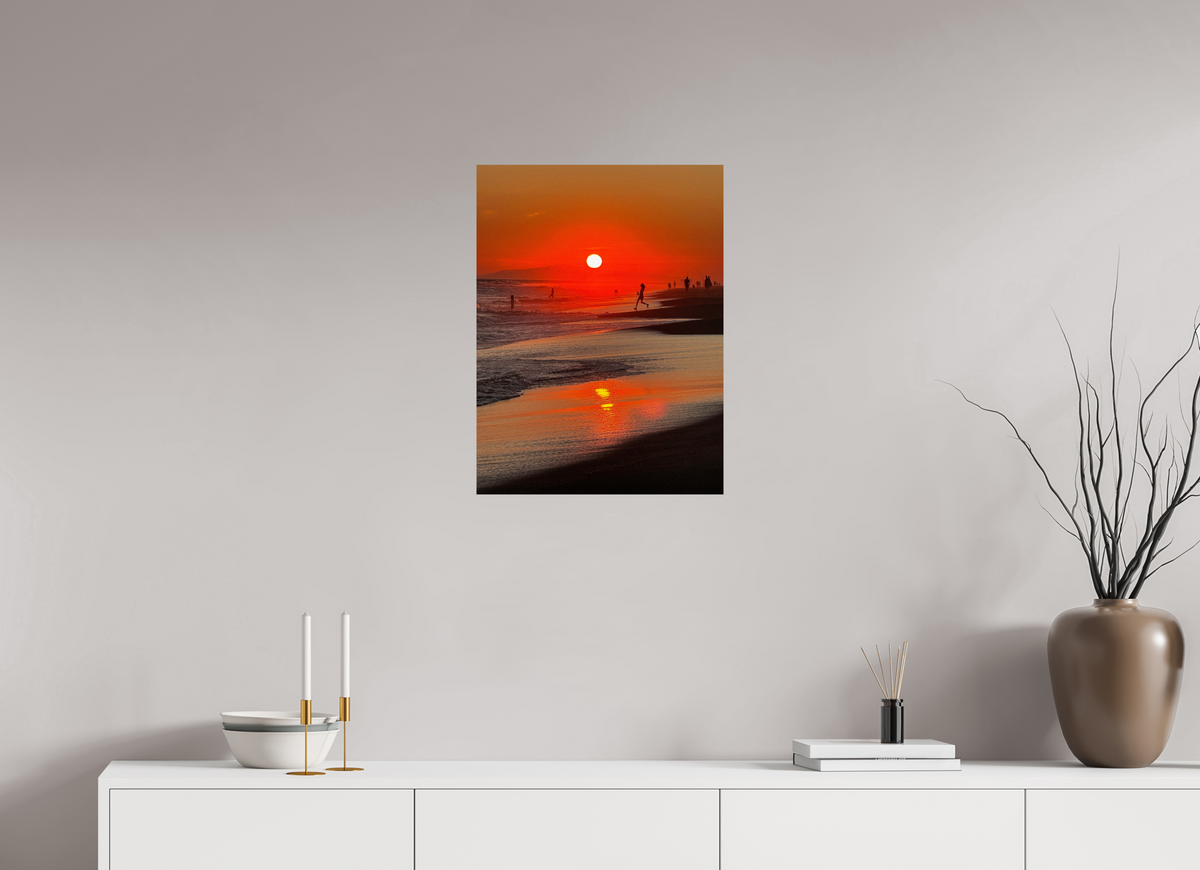 18 x 24″, Photo Print On Fuji Crystal DP II Newport Beach Glow IV Sunset Photography
