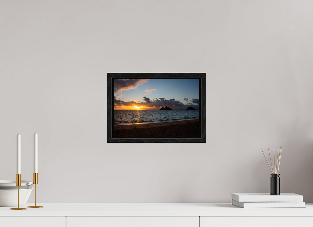 11.9 x 8″, Floater Frame The Sun Always Rises in the East