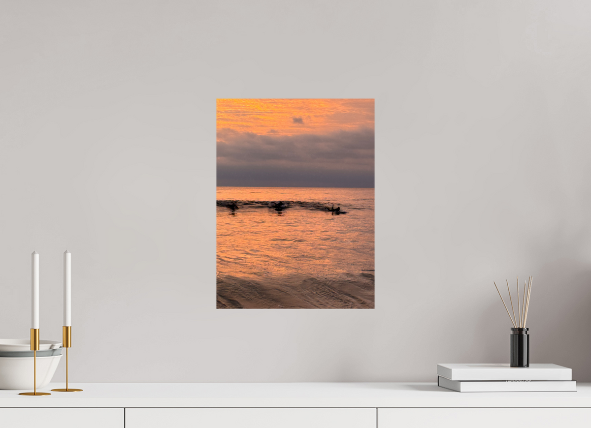 12 x 16″, Photo Print On Fuji Crystal DP II "Take Off" Sunset Surf Photography