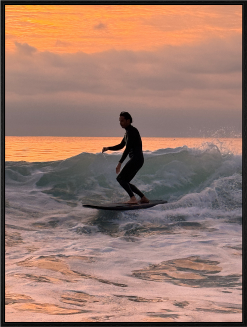 Main image "Free Ride" Sunset Surf Photography