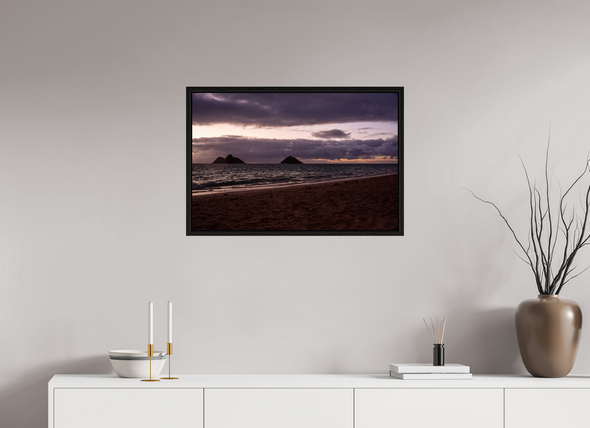30 x 20″, Floater Frame The Mok's at Dawn