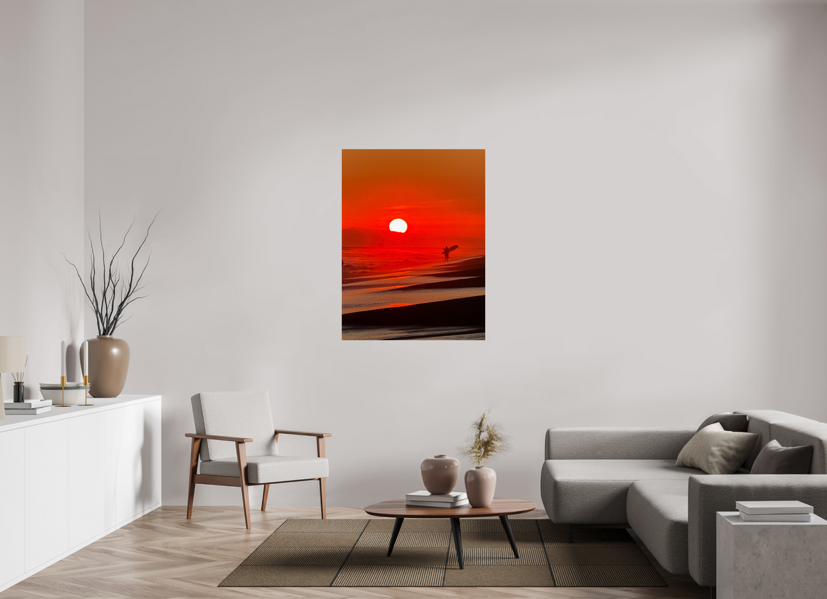 36 x 48″, Photo Print On Fuji Crystal DP II Newport Beach Glow I Sunset Photography