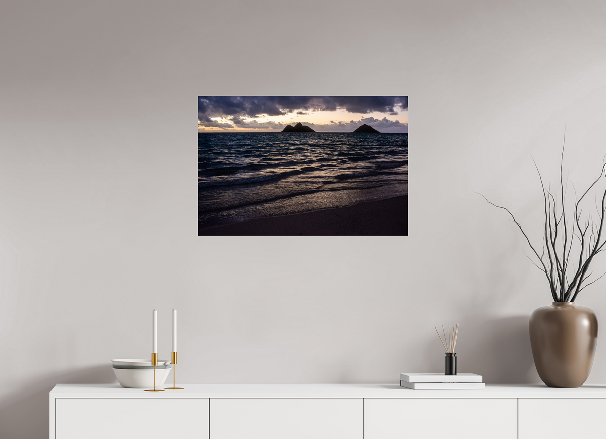 30 x 20″, Photo Print Under Acrylic Glass Dawn on the Windward Side I