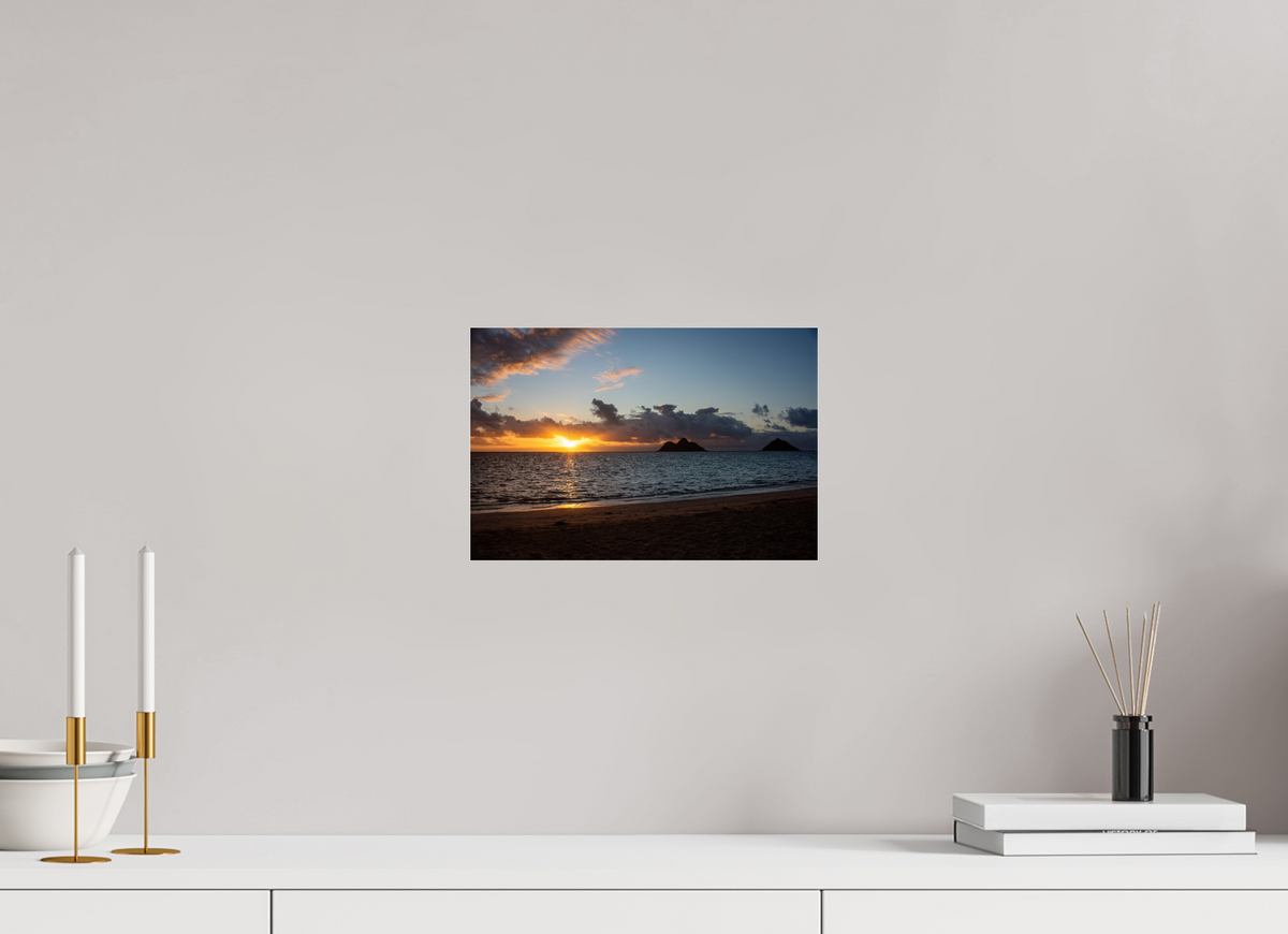 11.9 x 8″, Photo Print Under Acrylic Glass The Sun Always Rises in the East
