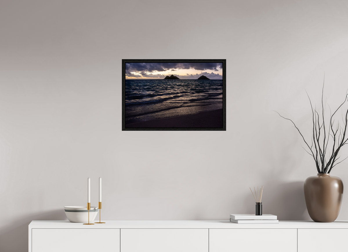 24 x 16″, Floater Frame Dawn on the Windward Side I