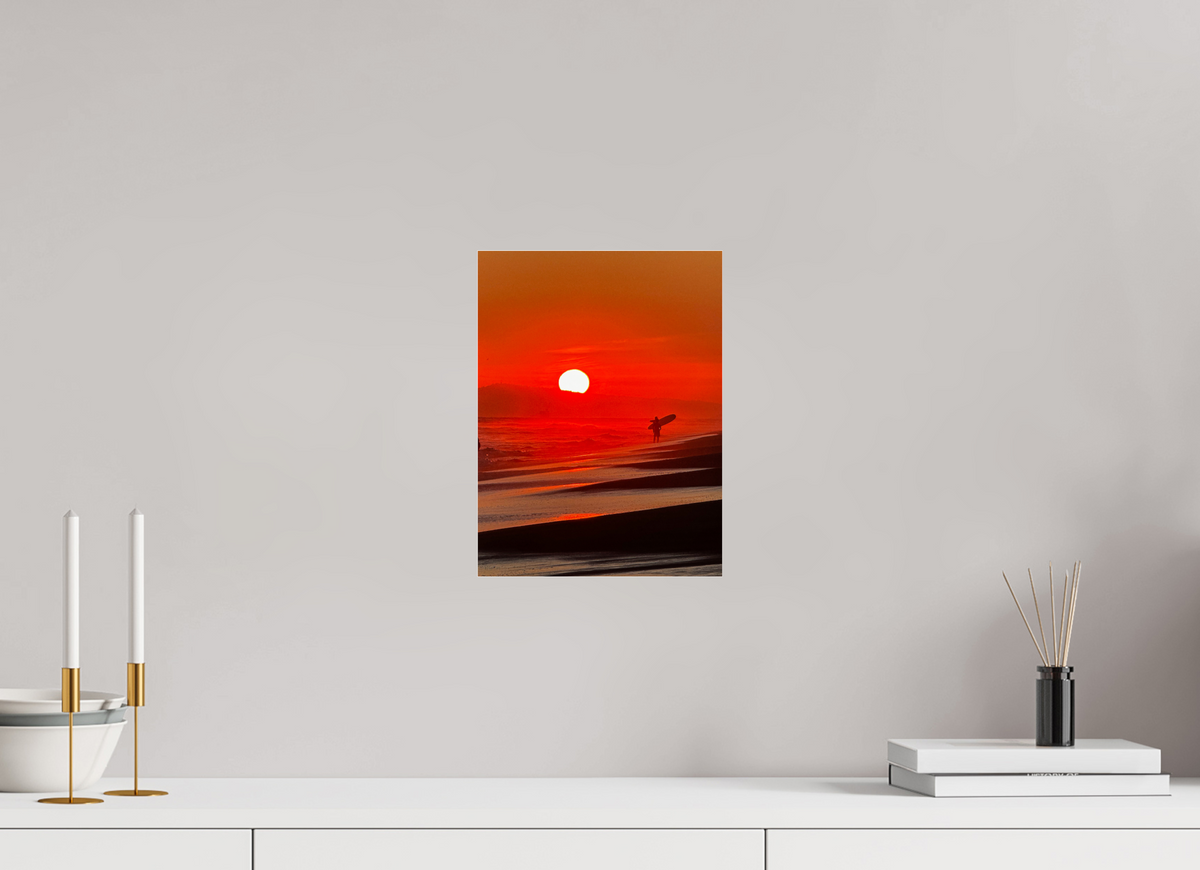 9 x 12″, Photo Print Under Acrylic Glass Newport Beach Glow I Sunset Photography