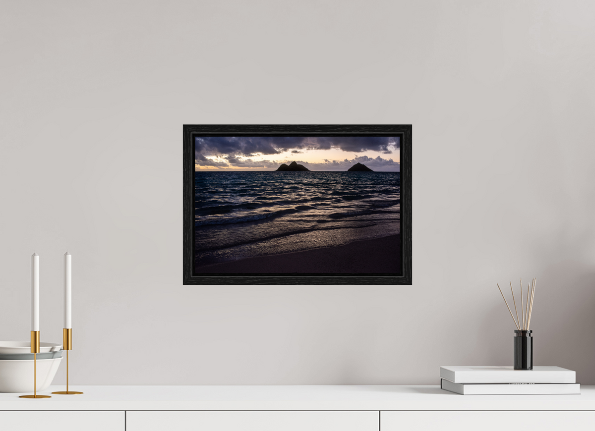 15 x 10″, Floater Frame Dawn on the Windward Side I