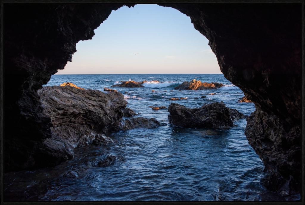 Main image "Peering Out" Sea Cave Photograph