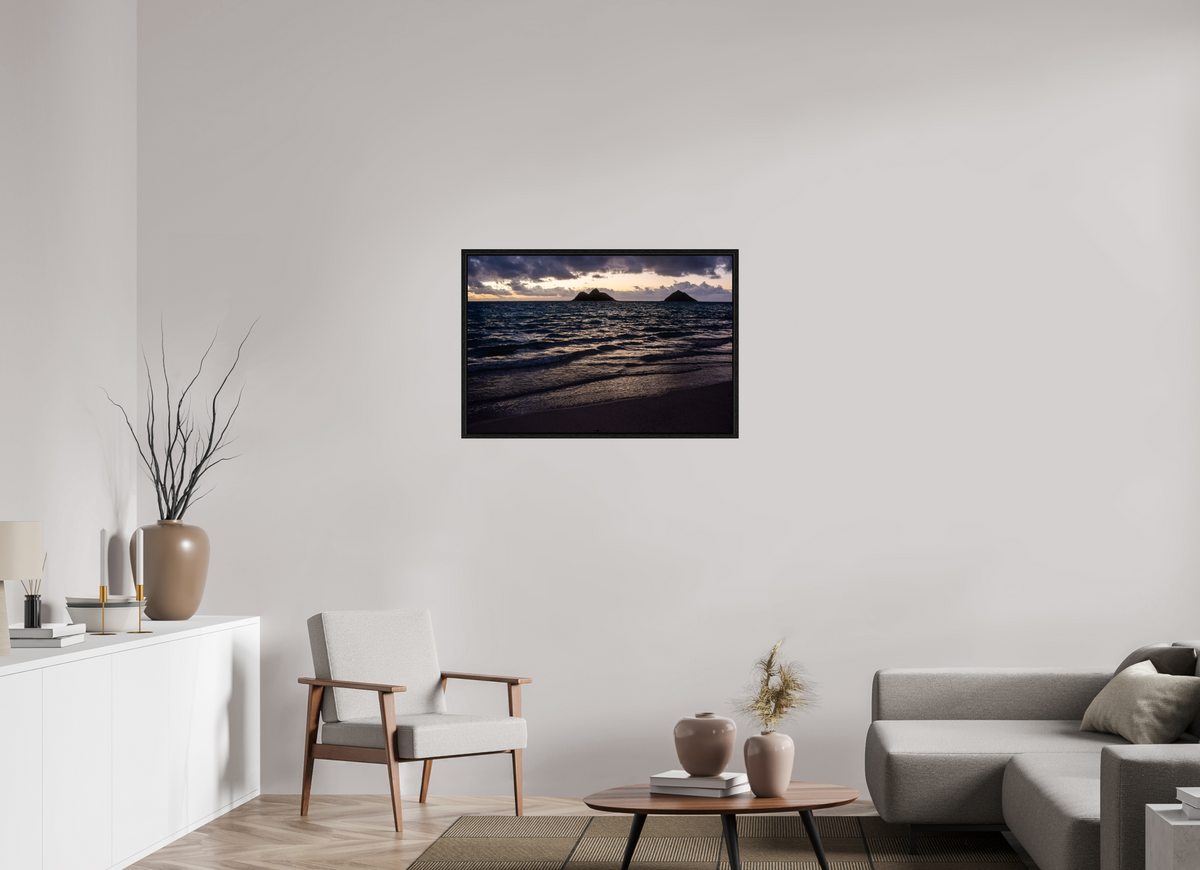 36 x 24″, Floater Frame Dawn on the Windward Side I