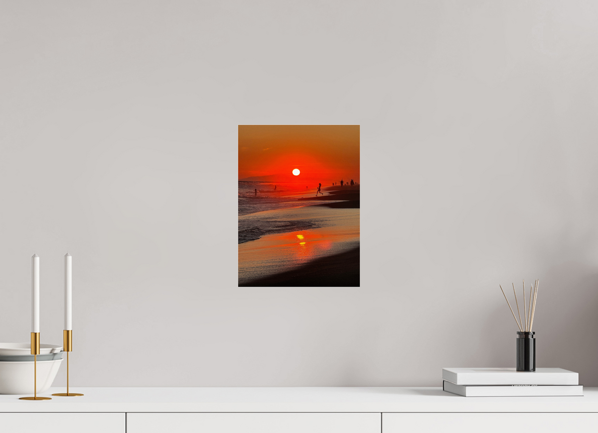 9 x 12″, Photo Print Under Acrylic Glass Newport Beach Glow IV Sunset Photography