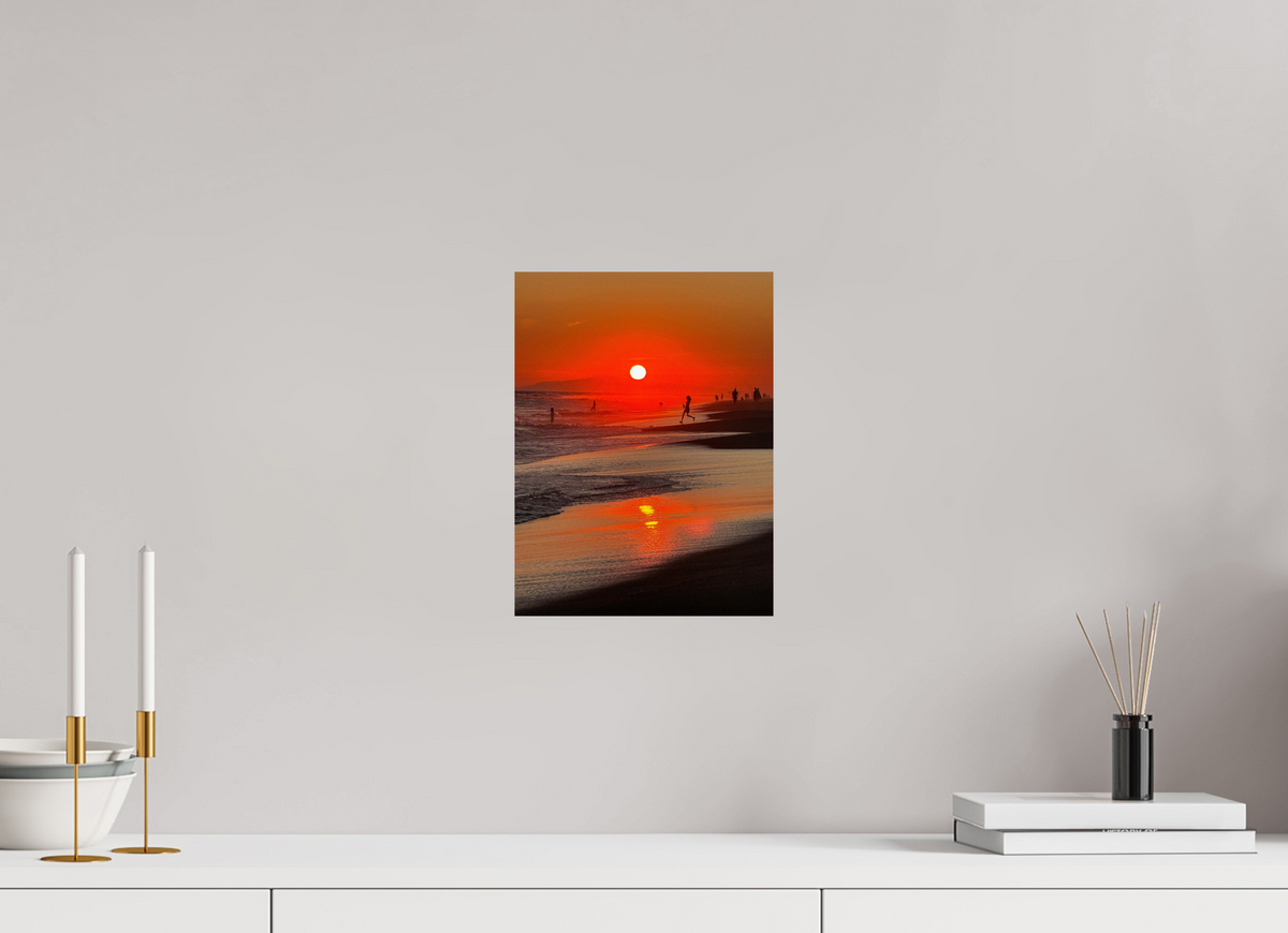 9 x 12″, Photo Print On Fuji Crystal DP II Newport Beach Glow IV Sunset Photography